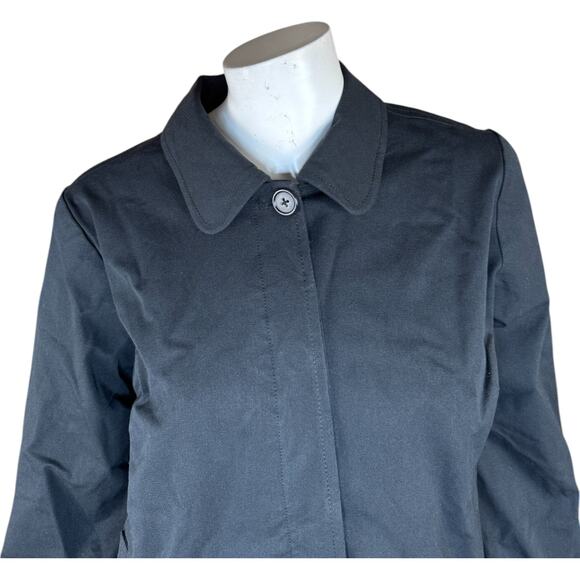 Isaac Mizrahi LIve! 24/7 Stretch Cropped Jacket with Pockets Pitch Black 4 NWOT - Picture 4 of 15